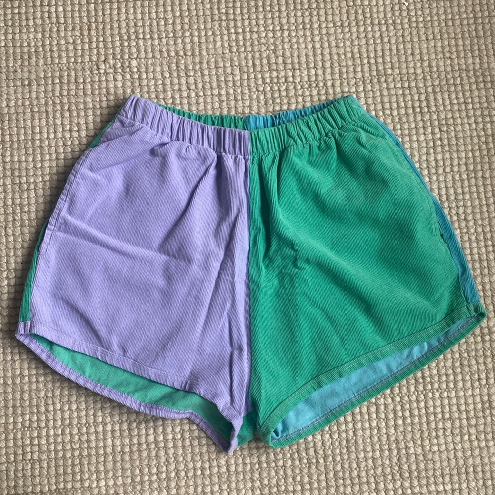 Clare V. corduroy shorts